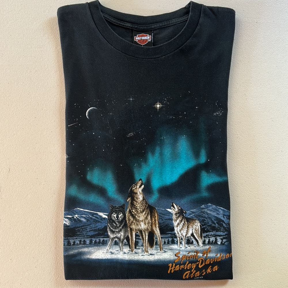 Harley-Davidson Vintage T-shirt Fairbanks Alaska.